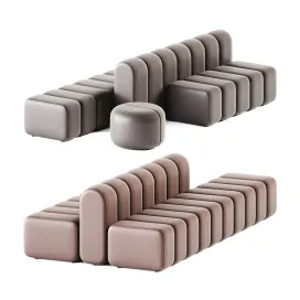 Pouf Sets Bob Hide by Bla Station